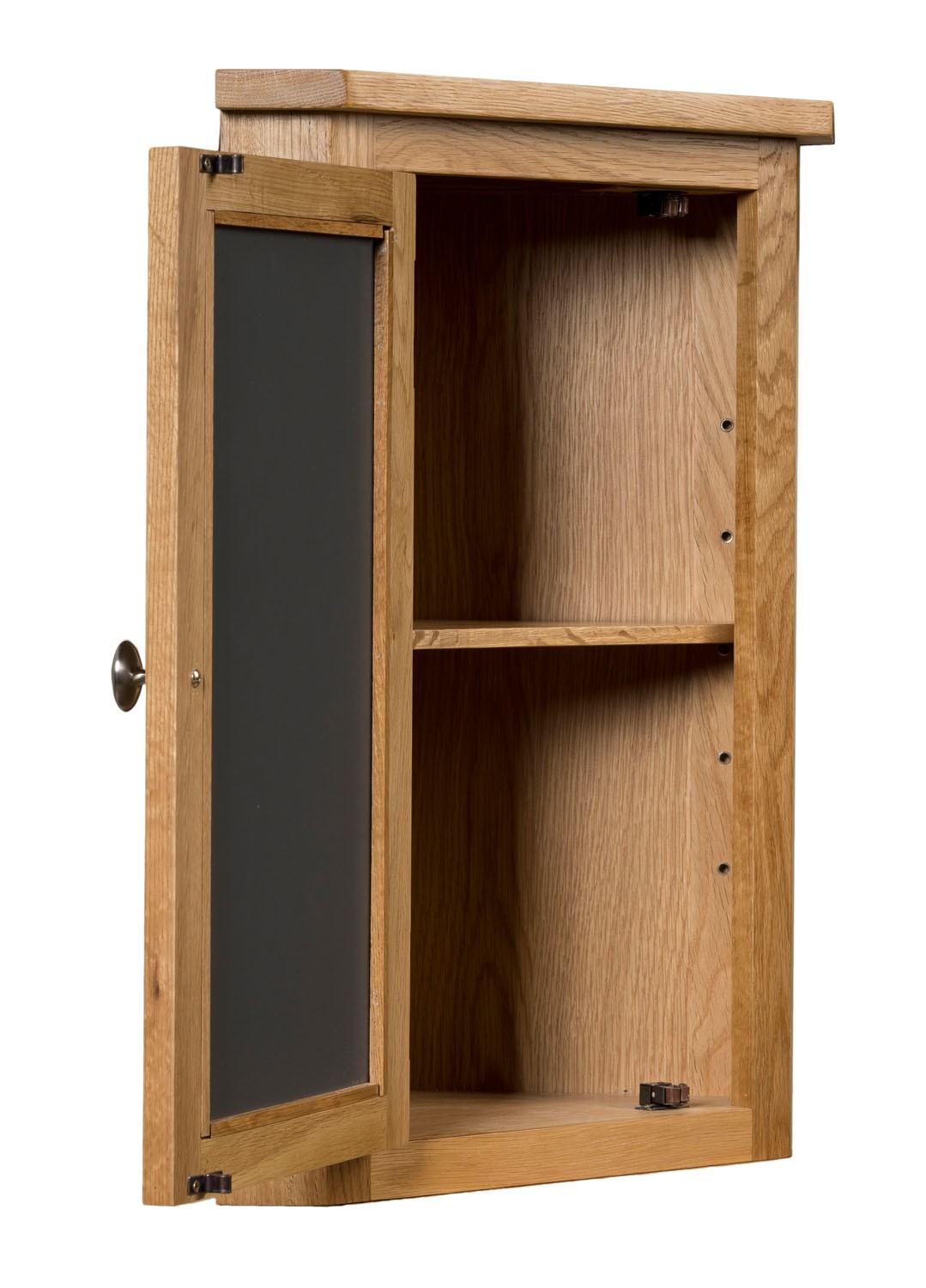 Waverly Solid Oak Small Bathroom Corner Cabinet Cupboard Hallowood for proportions 1079 X 1500