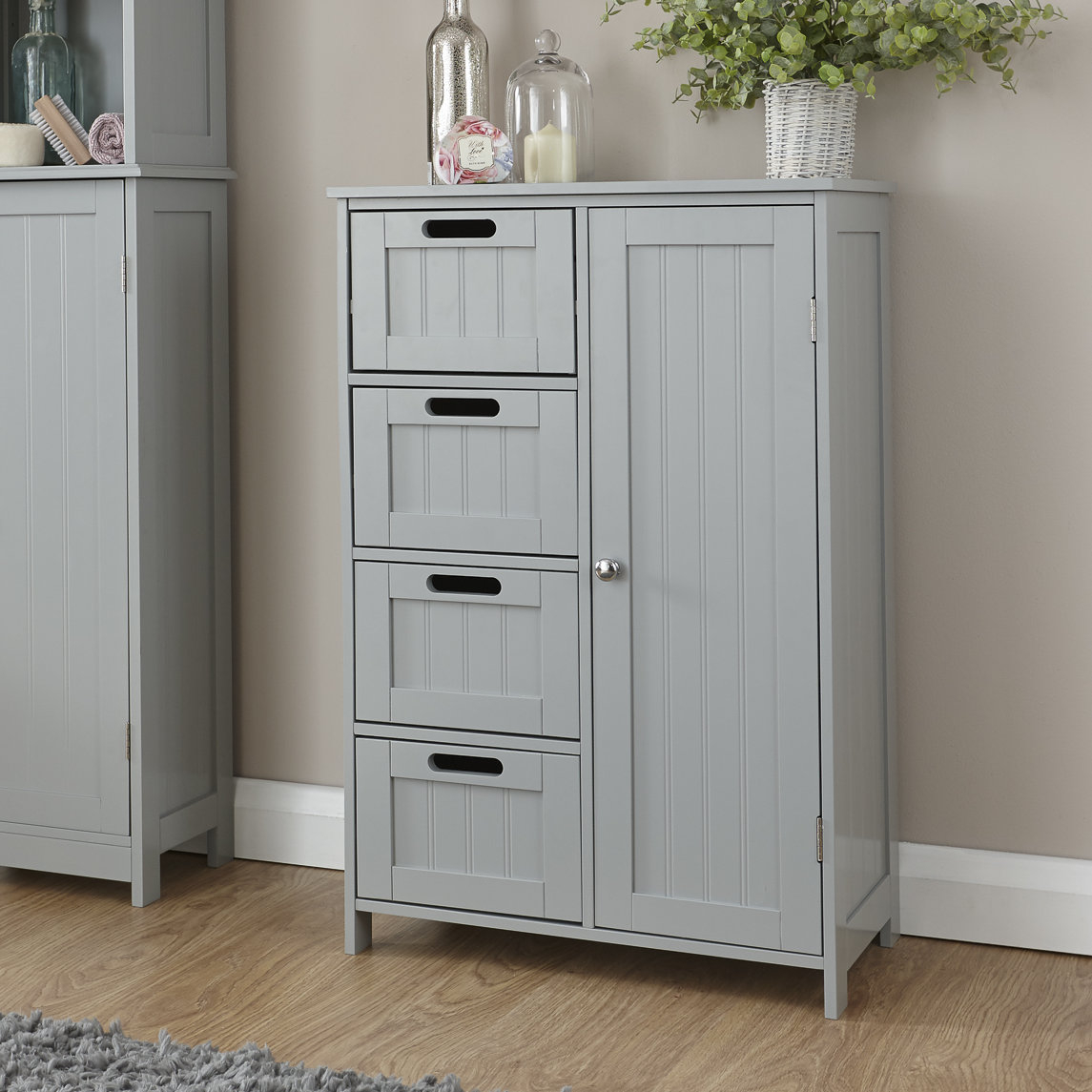 Wayfair Basics Hampton 55x82cm Freestanding Cabinet Reviews throughout proportions 1145 X 1145