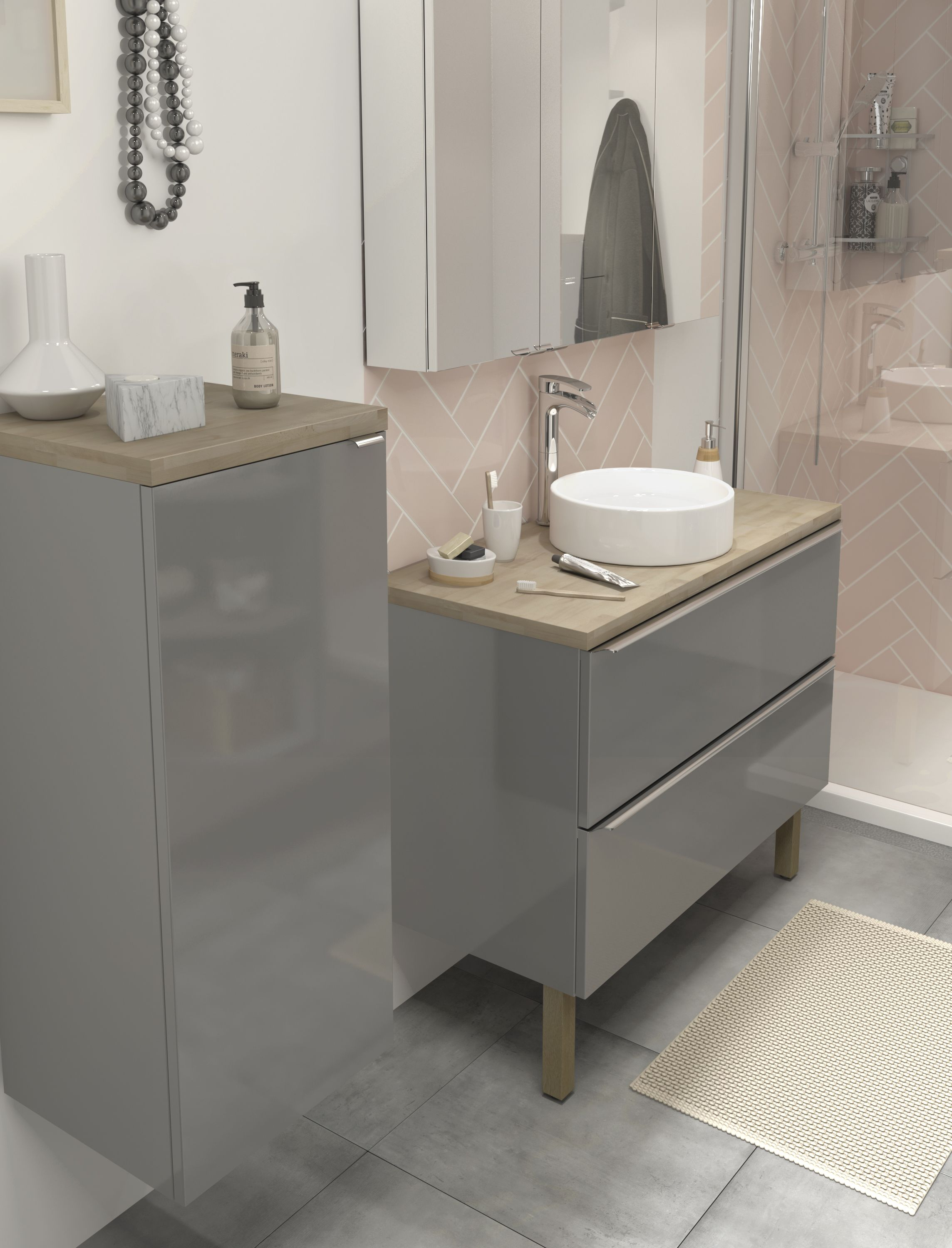 When Modern Meets Rustic The Imandra Bathroom Collection From Bq with measurements 2288 X 3000