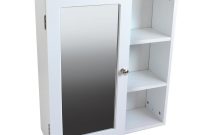 White Bathroom Wall Cabinet With Shelf Home Design Inspiring inside proportions 1000 X 1000
