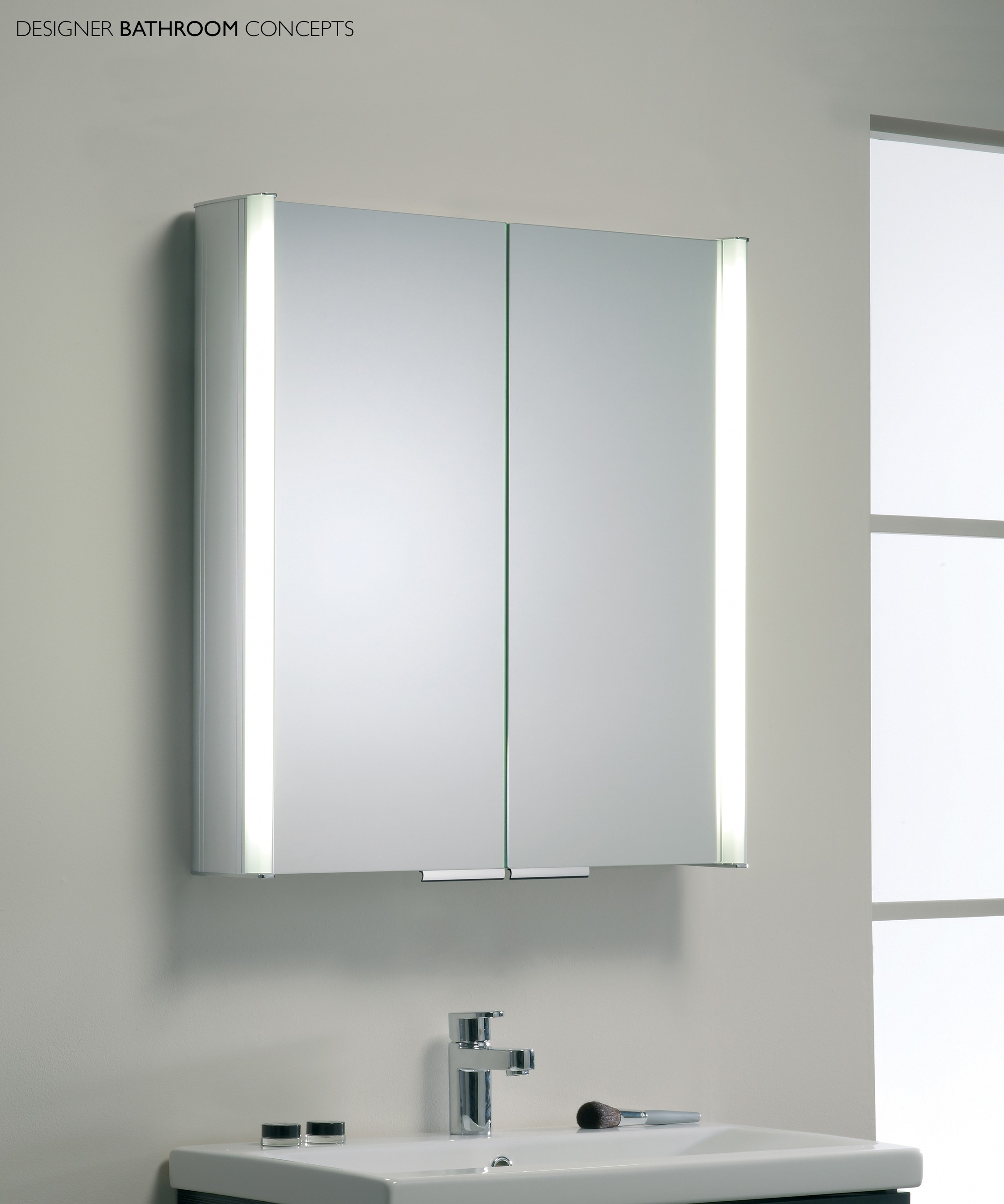 Wondrous Design Bathroom Cabinet With Lights And Mirror Illuminated throughout sizing 2200 X 2639