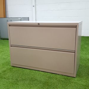 1 Metre Wide Side Filing Cabinet 2 Drawer with measurements 1488 X 1488