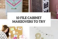 10 Awesome Diy File Cabinet Makeovers To Try Shelterness within measurements 735 X 1102