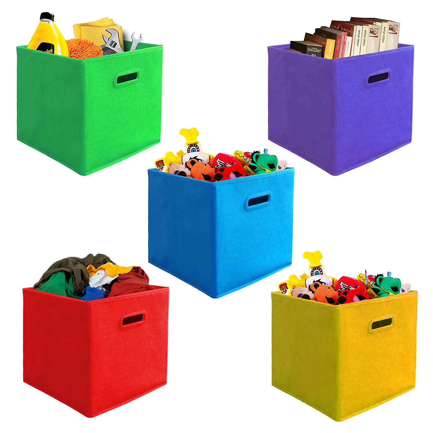 10 Pack Assorted Colors Bright Colors Storage Bins With Plastic pertaining to proportions 1500 X 1500