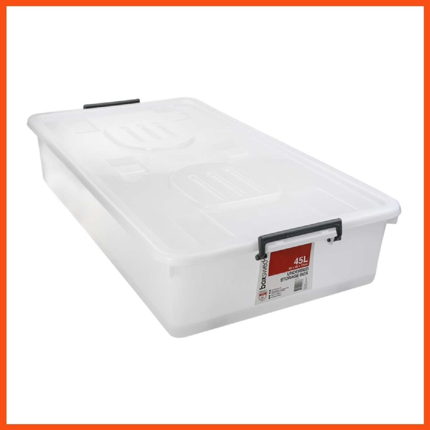10 X 45l Heavy Duty Large Under Bed Plastic Storage Boxes With Lid for proportions 1400 X 1400