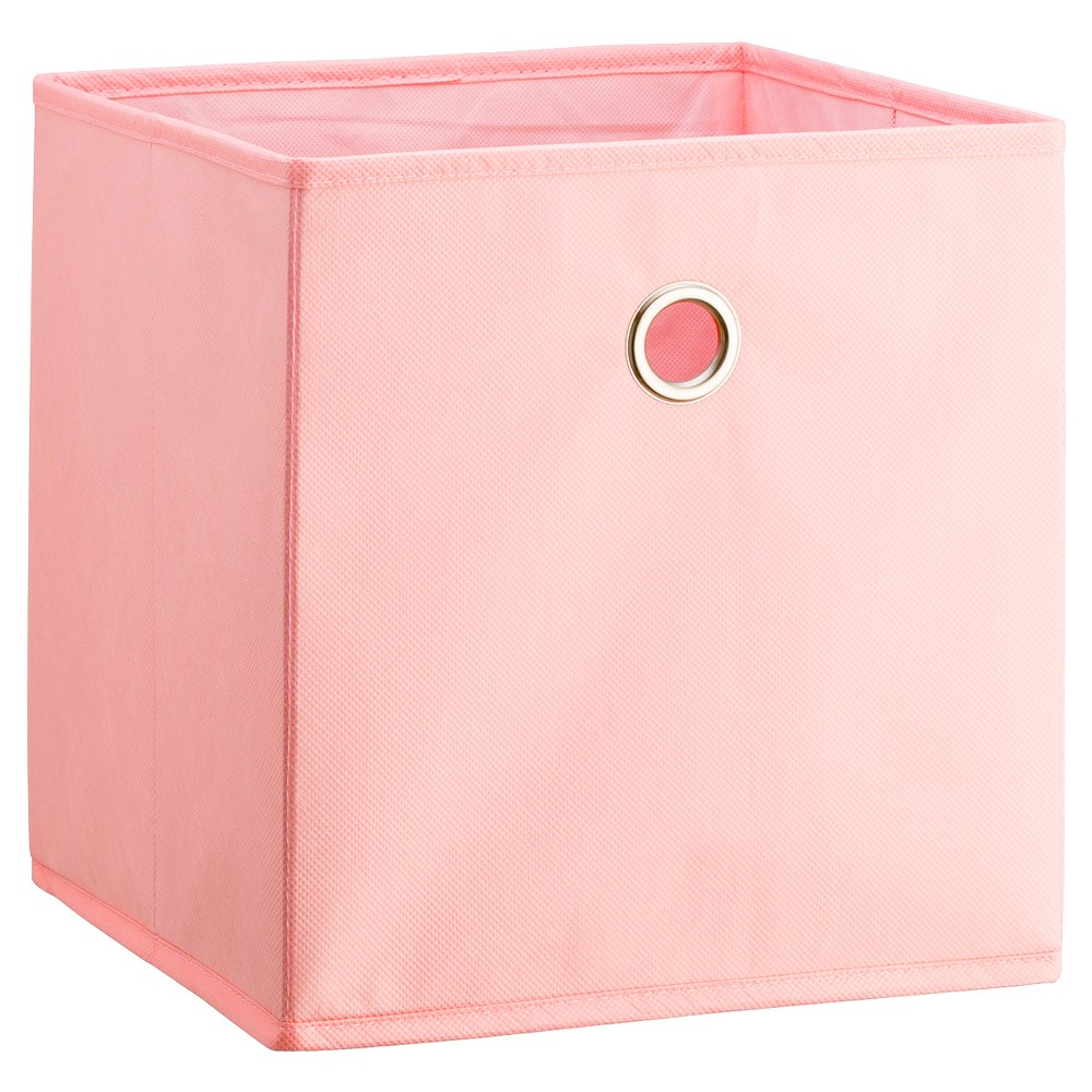 11 Fabric Cube Storage Bin Light Pink Room Essentials Daydream in measurements 1000 X 1000