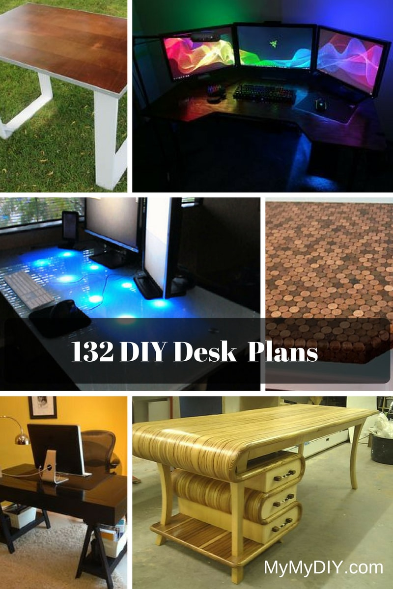 132 Diy Desk Plans Youll Love Mymydiy Inspiring Diy Projects pertaining to proportions 800 X 1200