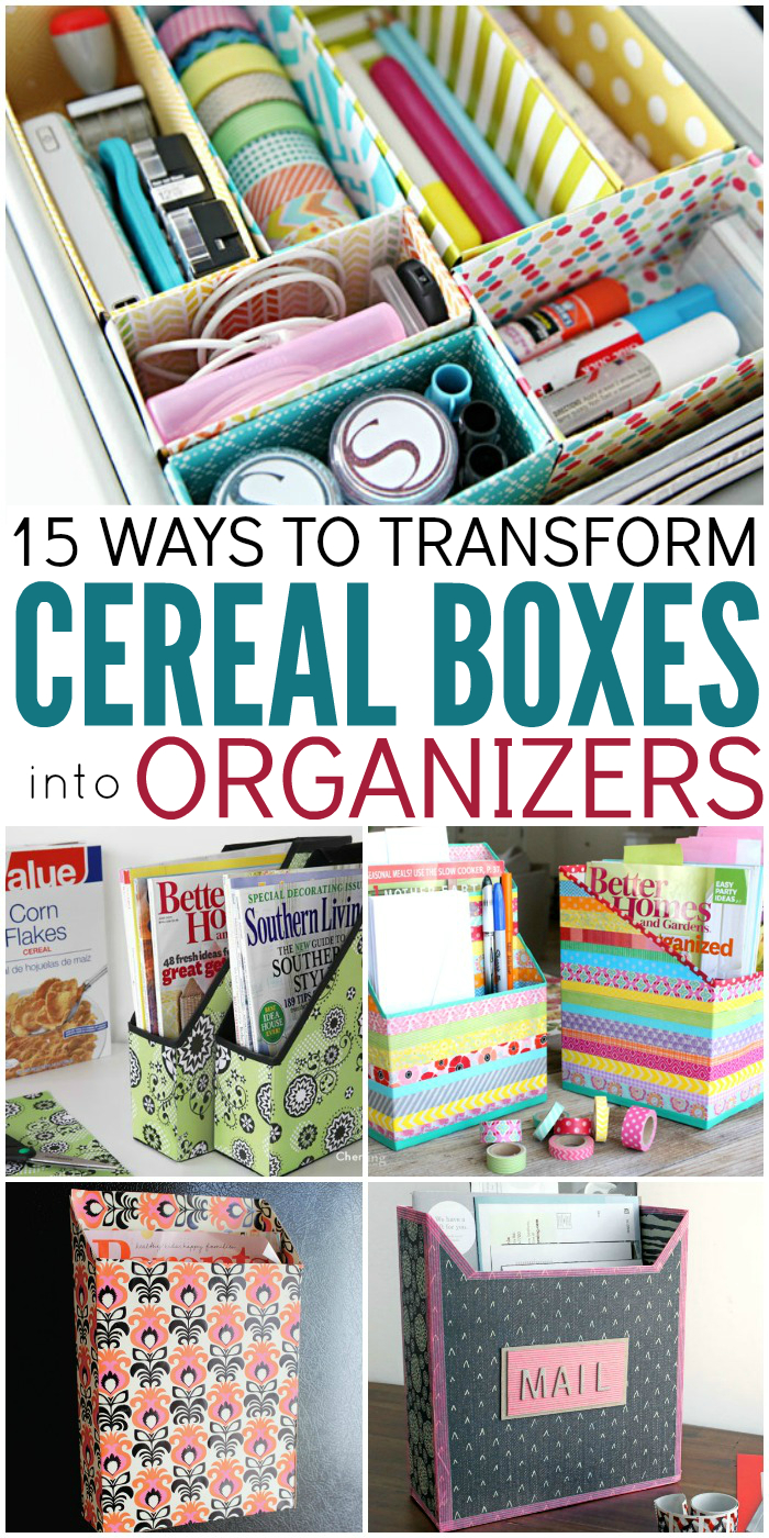 15 Ways To Make Cereal Box Organizers Rainy Day Diy Diy regarding proportions 700 X 1400