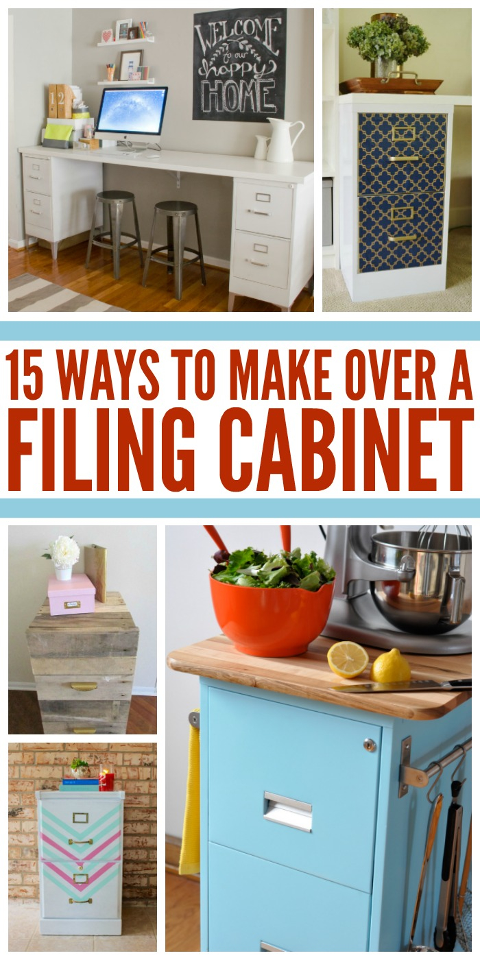 15 Ways To Make Over An Ugly File Cabinet inside dimensions 700 X 1400