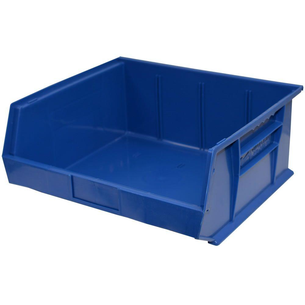 16 12 In W X 14 34 In D X 7 In H Stackable Plastic Storage Bin with regard to sizing 1000 X 1000