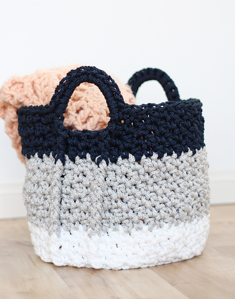 16 Free Crochet Basket Patterns To Organize Your Home in sizing 800 X 1017
