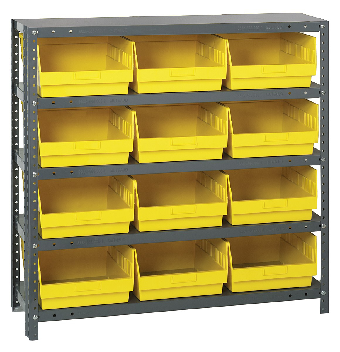 1839 210 Steel Shelving Shelf Bin System Quantum Storage intended for proportions 1160 X 1200