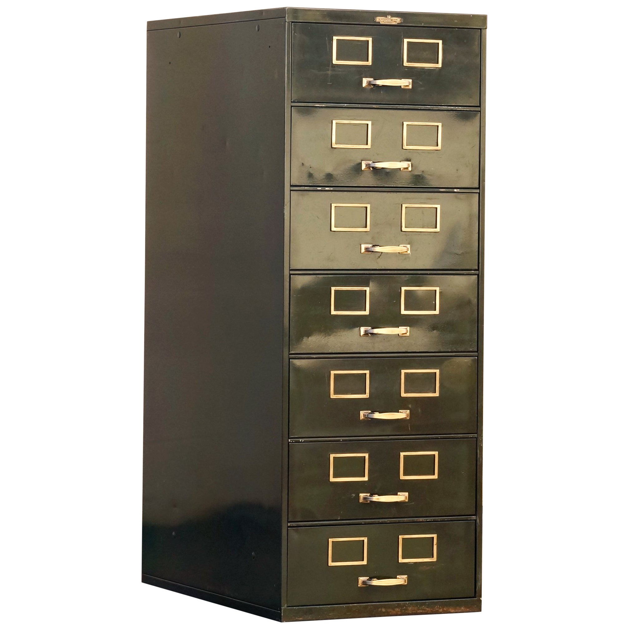 1930s Multi Drawer Card Filing Cabinet Remington Rand At 1stdibs pertaining to size 2016 X 2016