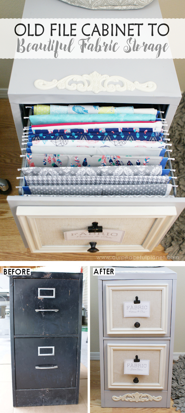 2 Drawer File Cabinet Makeover For Fabric Storage Sewing Studio with regard to proportions 630 X 1404