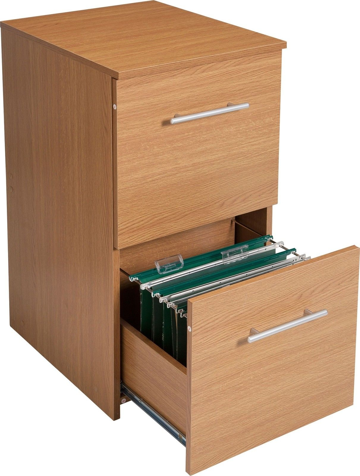2 Drawer Filing Cabinet Oak Effect Home Office Study Orange Filing intended for dimensions 1211 X 1600