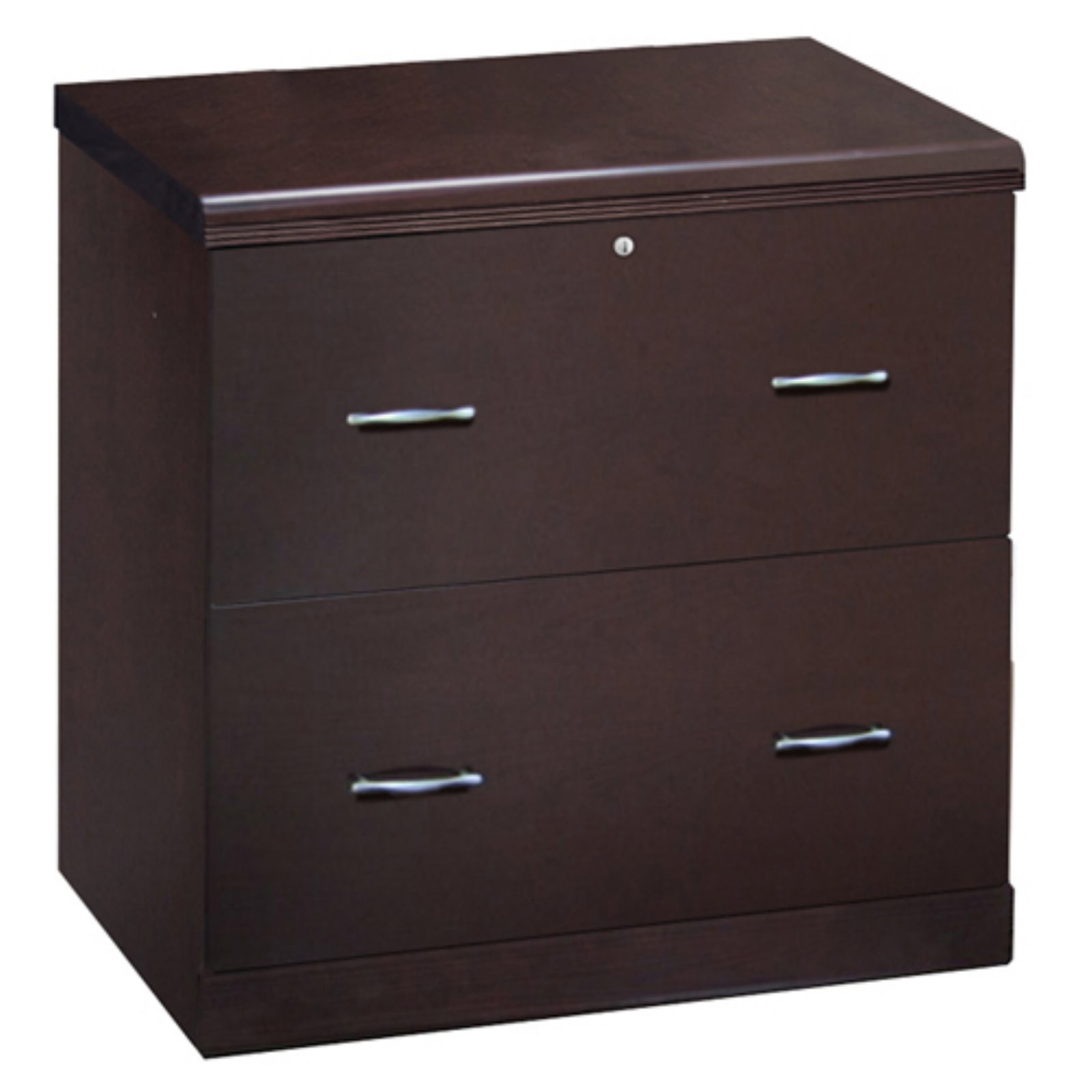 2 Drawer Lateral Wood Lockable Filing Cabinet Espresso Walmart throughout size 1600 X 1600