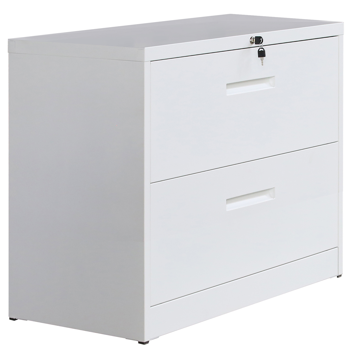 2 Drawers Office File Cabinet Lockable Metal Lateral File Document with regard to size 1200 X 1200