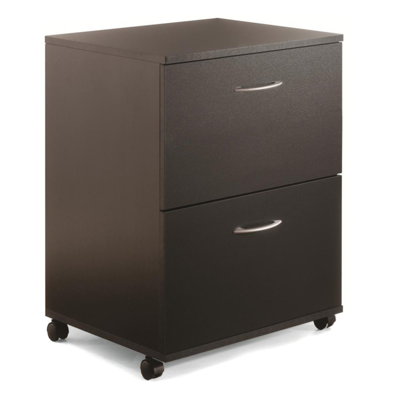 2 Drawers Vertical Wood Composite Filing Cabinet Black 687174060933 with measurements 1600 X 1600