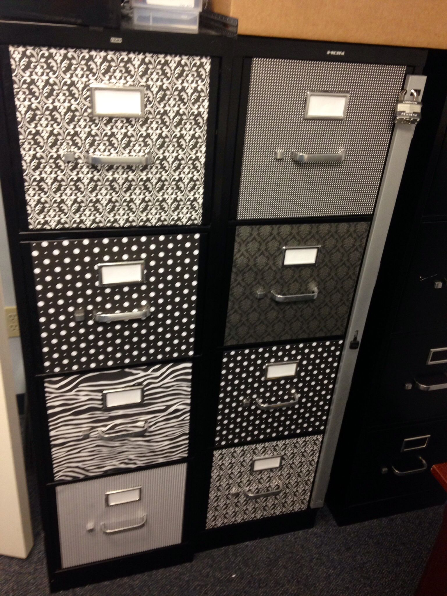 2 Of 6 Ugly File Cabinets I Am Beautifying With Scrapbook Paper inside sizing 1536 X 2048