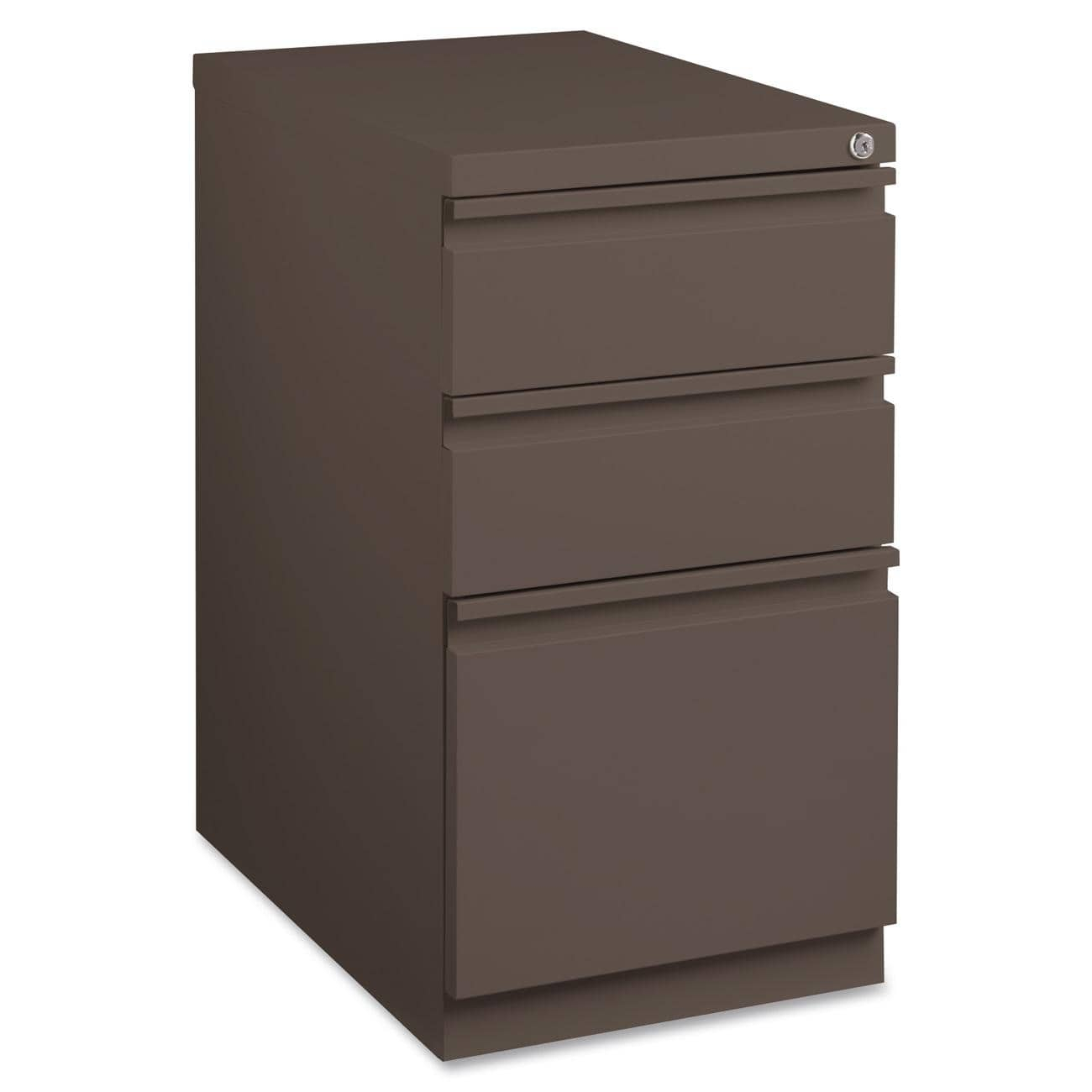 20 Inch Deep Mobile Pedestal 3 Drawer Boxboxfile Full Width Pull throughout size 1300 X 1300