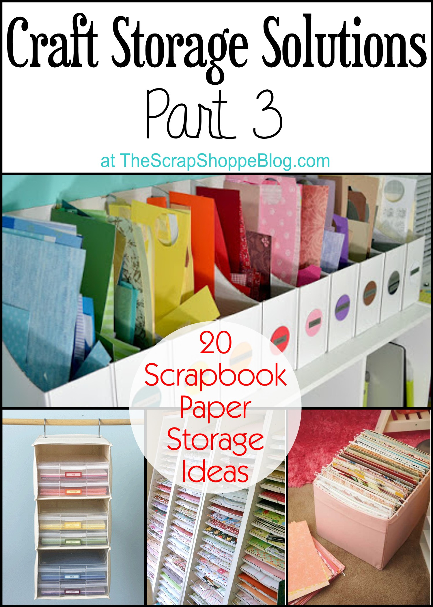 20 Scrapbook Paper Storage Ideas The Scrap Shoppe with regard to size 1500 X 2100