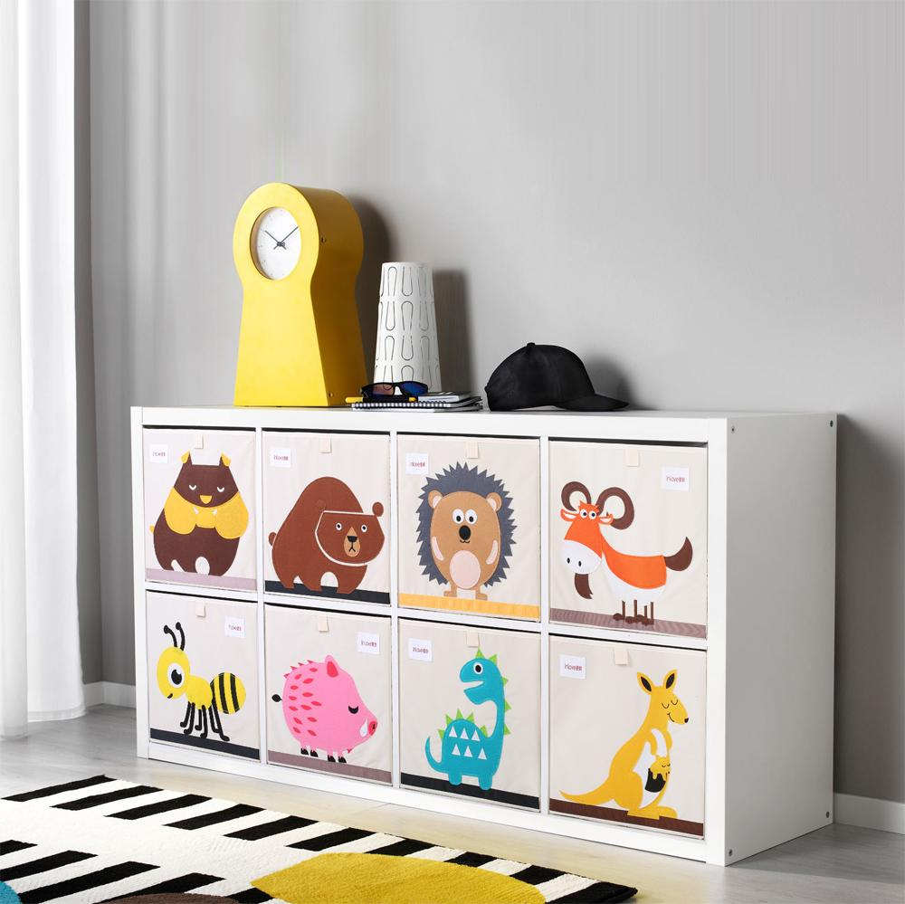 2019 3d Embroider Cartoon Animal Foldable Storage Box Kid Toy for proportions 1000 X 999