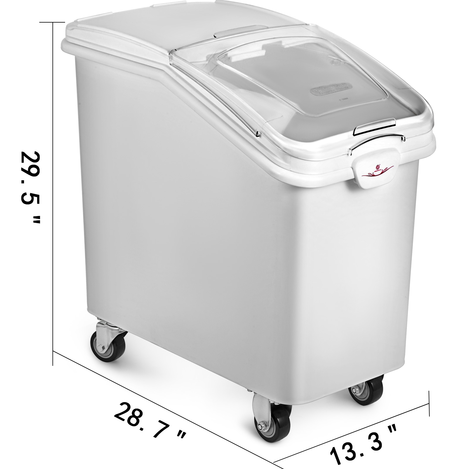 21 Gallon Dry Ingredient Rolling Storage Bin Container Restaurant regarding measurements 1600 X 1600