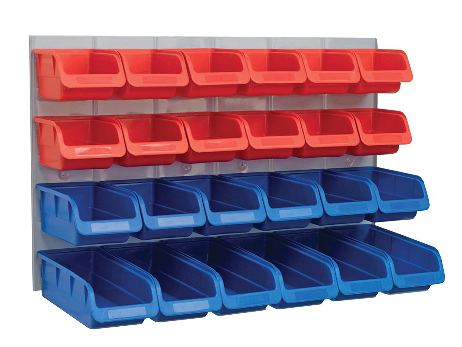 24 Plastic Storage Bins With Metal Wall Panel inside proportions 1500 X 1125