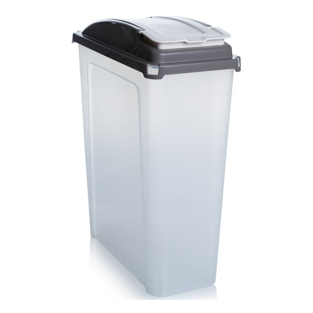 25 Litre Tall Slim Plastic Recycling Bin With Lid throughout dimensions 1000 X 1000