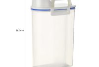 2l Portable Plastic Rice Storage Bin Sealed Food Grain Cereal Flour in dimensions 1000 X 1000