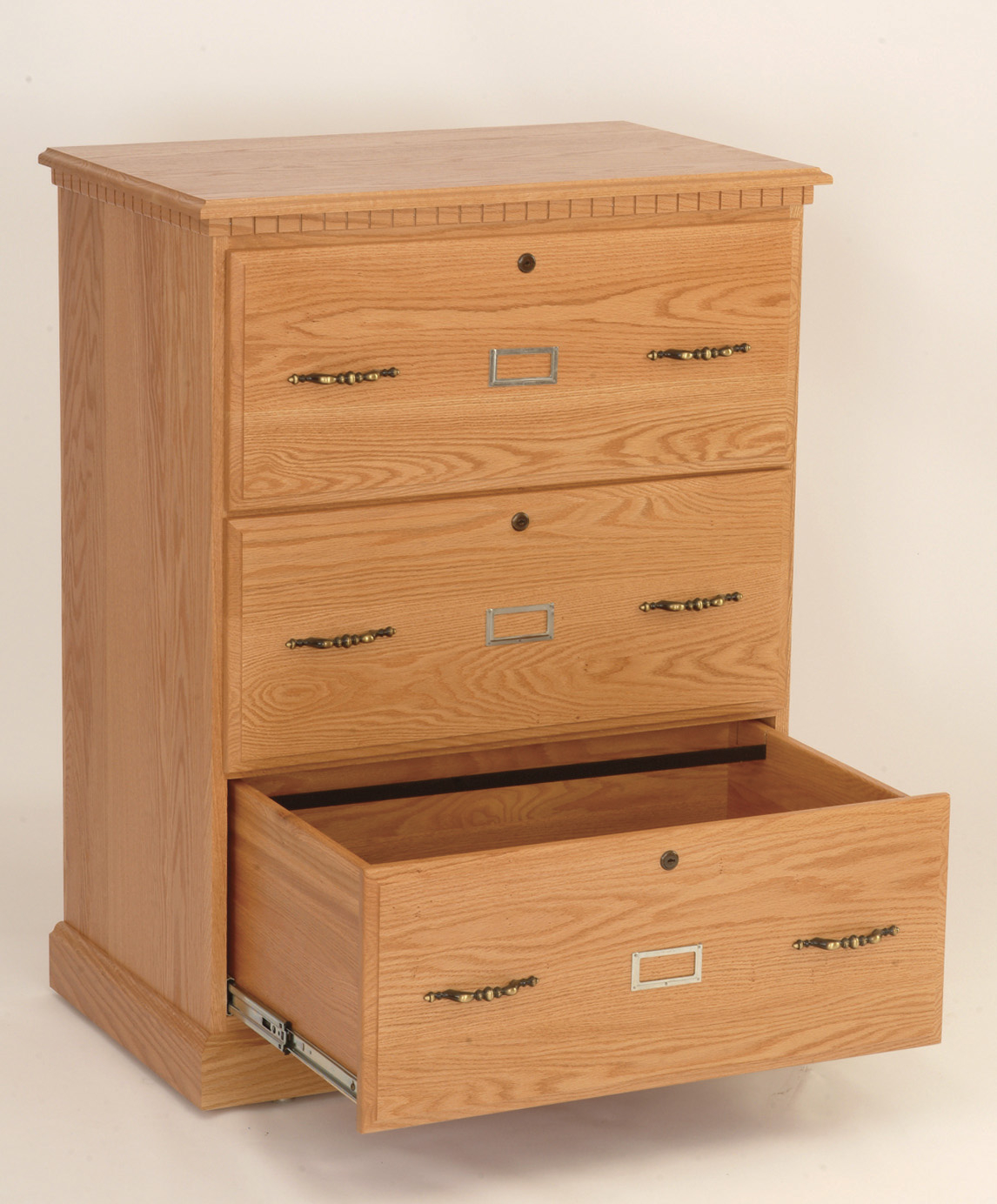 3 Drawer Lateral File Cabinet Amish Hills Fine Handmade Furniture regarding size 1146 X 1384