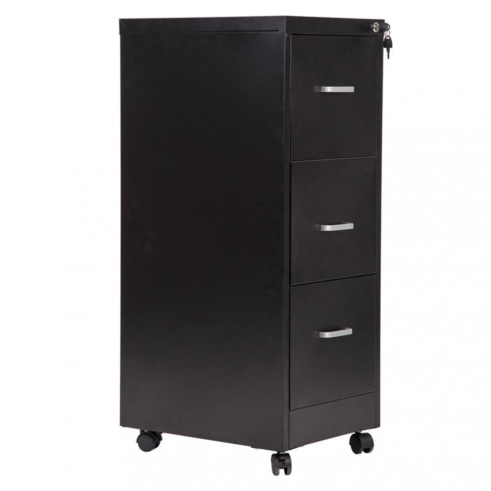 3 Drawer Letter File Full Suspension 18 Wide Filing Cabinet Wlock 4 Wheels within sizing 1000 X 1000