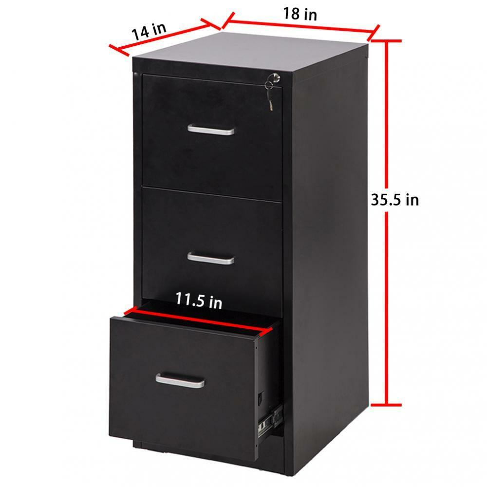 3 Drawer Letter File Full Suspension 18inch Wide Filing Cabinet With pertaining to dimensions 1000 X 1000