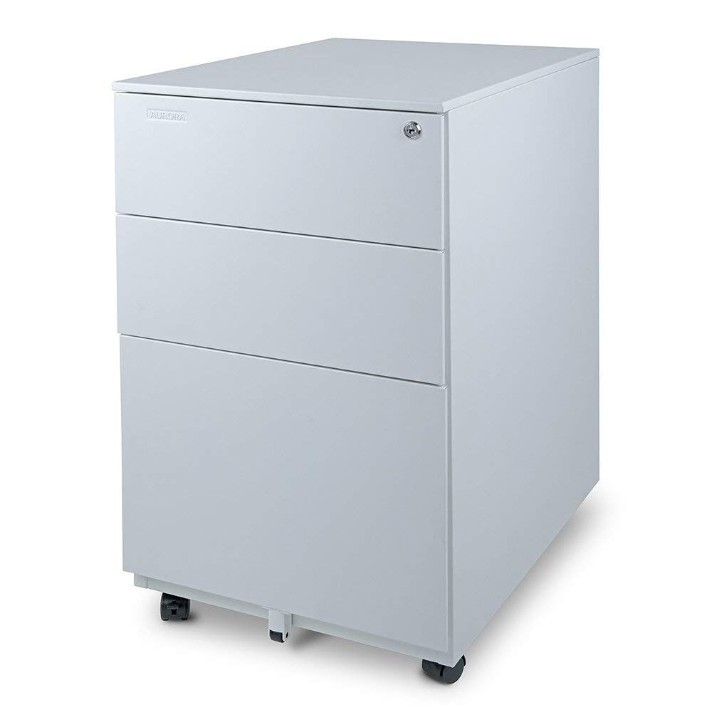 3 Drawer Metal Mobile File Cabinet With Lock Key Fully Assembled intended for sizing 1000 X 1000