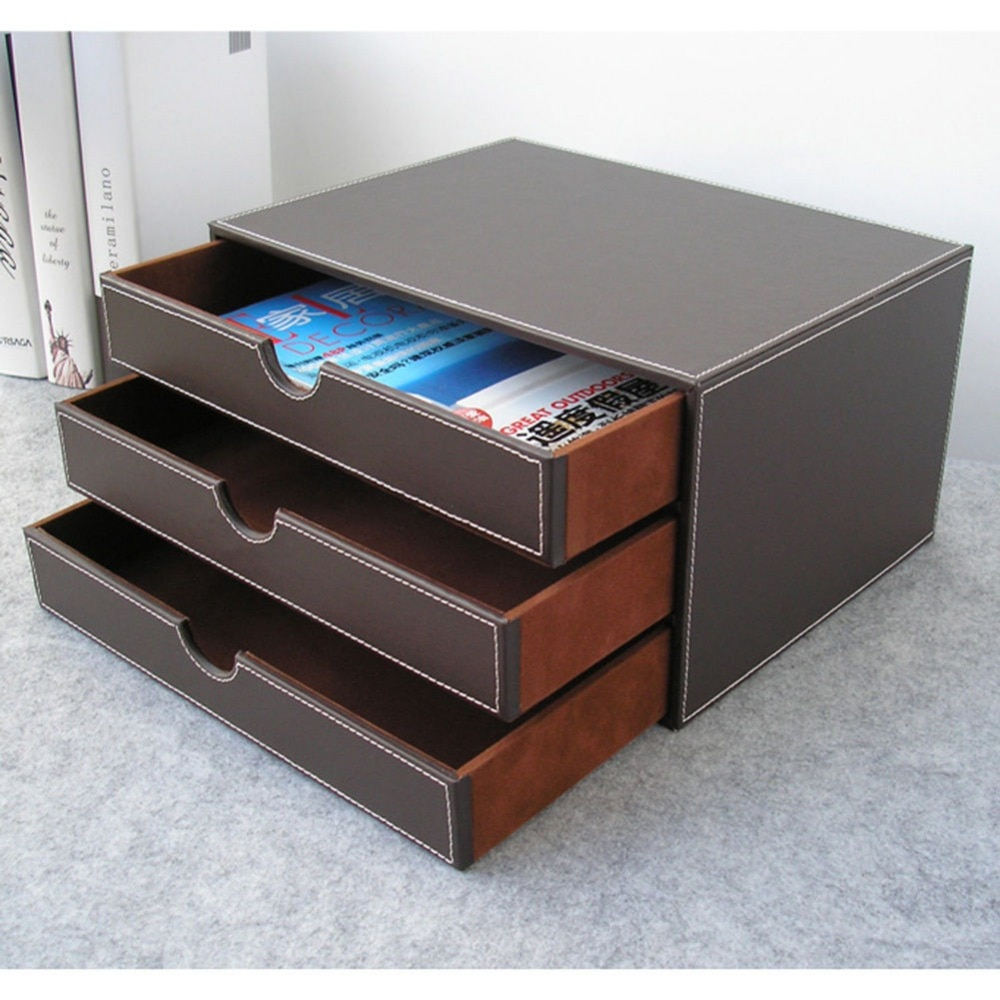 3 Layer 3 Drawer File Storage Box Organizer Container Bin Filing pertaining to size 1000 X 1000