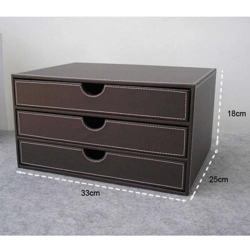 3 Layer 3 Drawer File Storage Box Organizer Container Bin Filing with dimensions 1000 X 1000