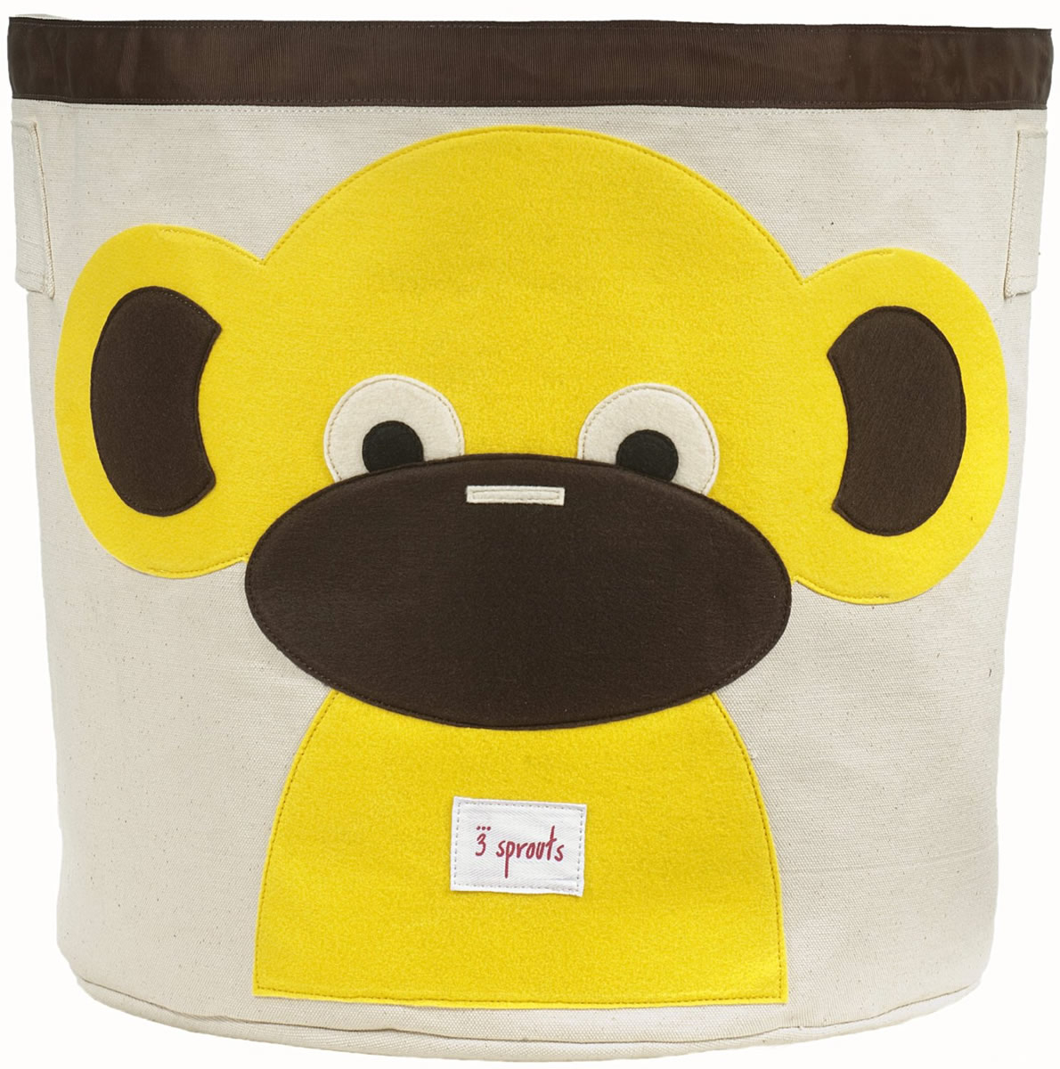 3 Sprouts Storage Bin Monkey Yellow intended for proportions 1190 X 1200