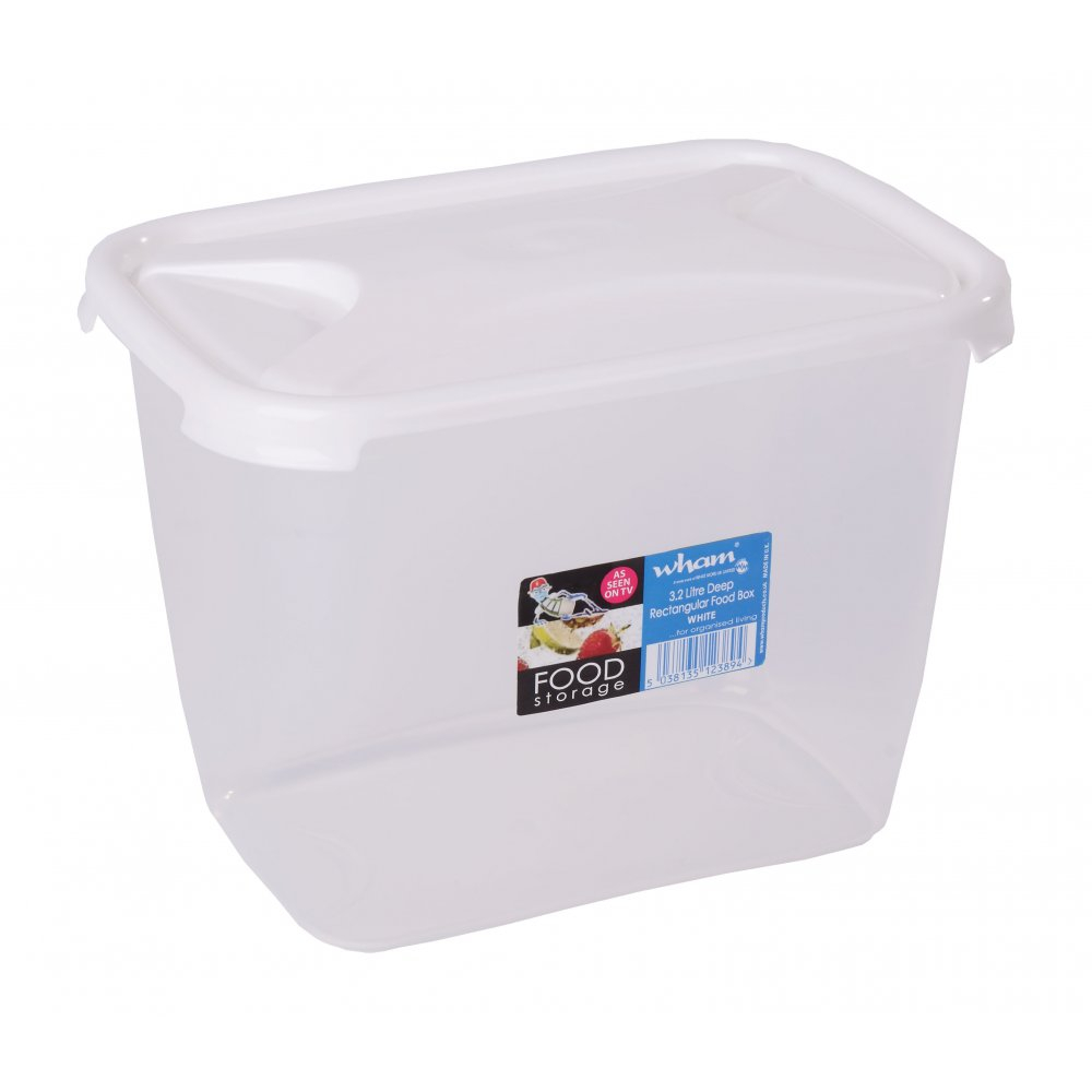 32 Litre Deep Rectangular Cuisine Plastic Food Container throughout proportions 1000 X 1000