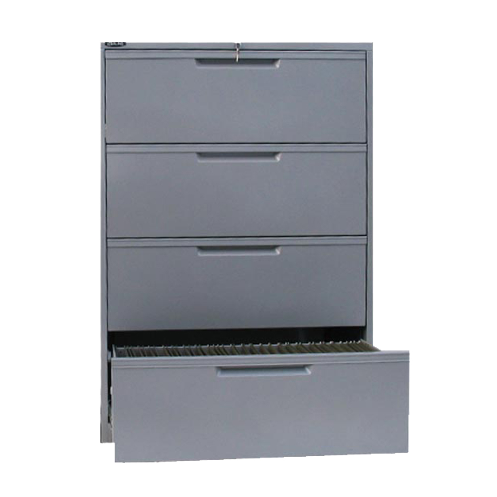 36 4 Drawer Lateral File Cabinet Locking Wood File Cabinets Clear intended for size 1000 X 1000