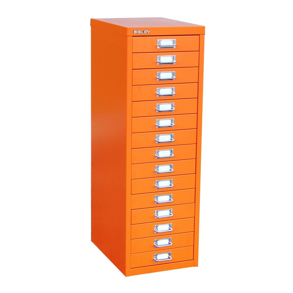 39 Series 15 Drawer Orange Red Bisley Filing Cabinet Painting inside measurements 1000 X 1000