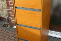 4 Drawer 3 Lockable Filing Cabinet Teak Wooden Wood Effect in dimensions 768 X 1024