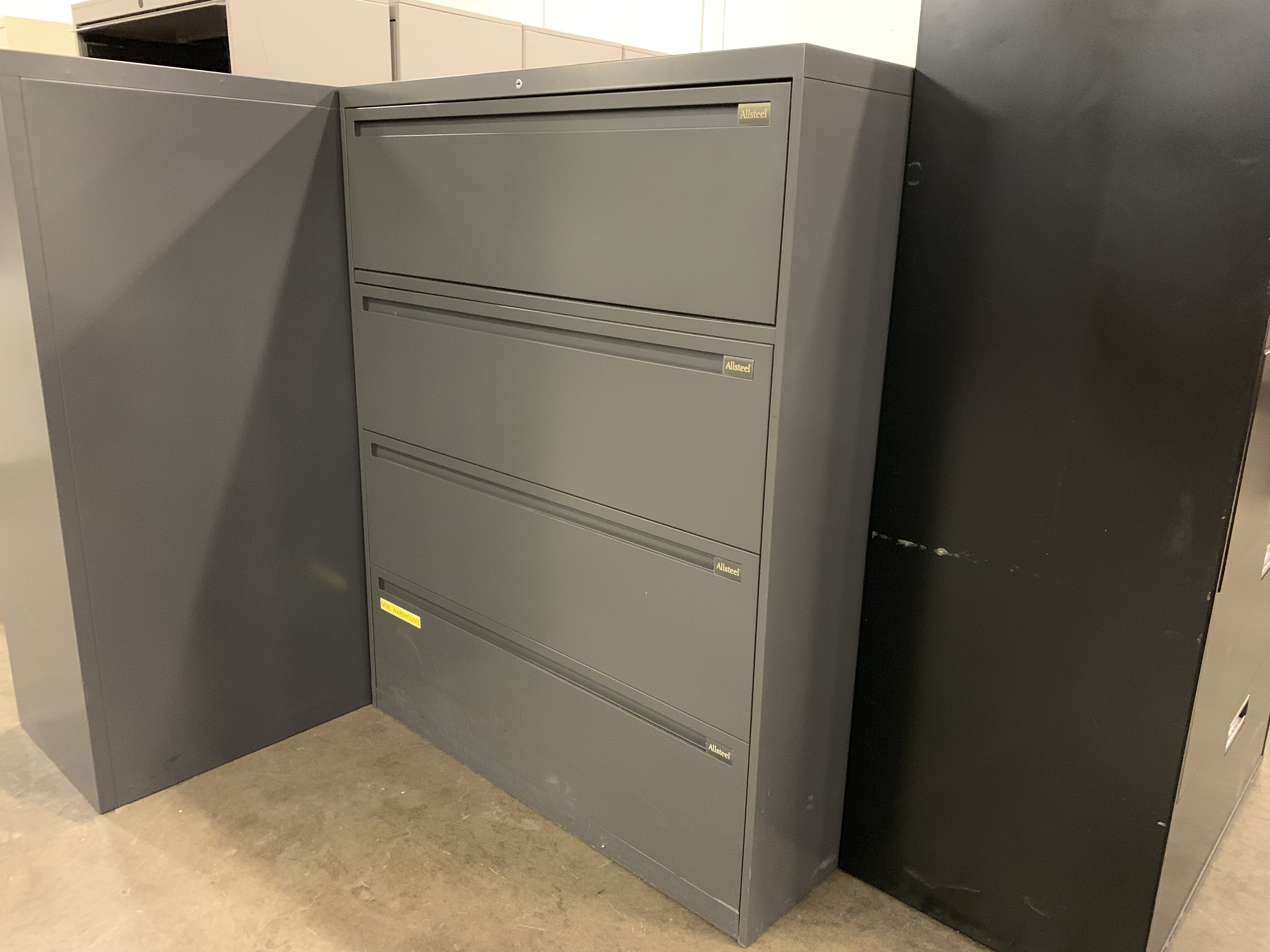 4 Drawer Dark Gray Lateral File Cabinet Capital Choice Office throughout measurements 4032 X 3024