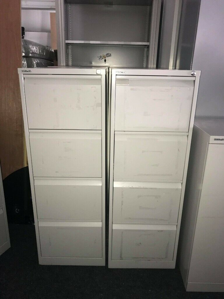 4 Drawer Filing Cabinets 2nd Hand But In Excellent Condition All intended for size 768 X 1024