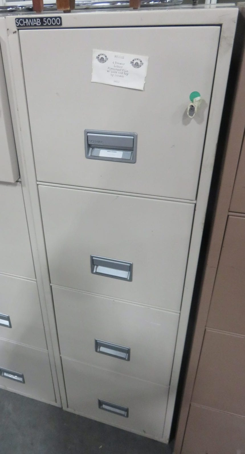 4 Drawer Letter Fireproof File Schwab Office Barn with size 860 X 1592