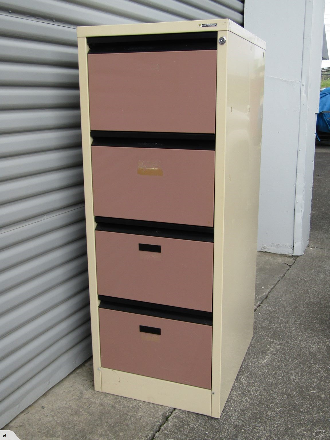 4 Drawer Precision Filing Cabinet 2 Keys 200 Files Trade Me in measurements 1152 X 1536