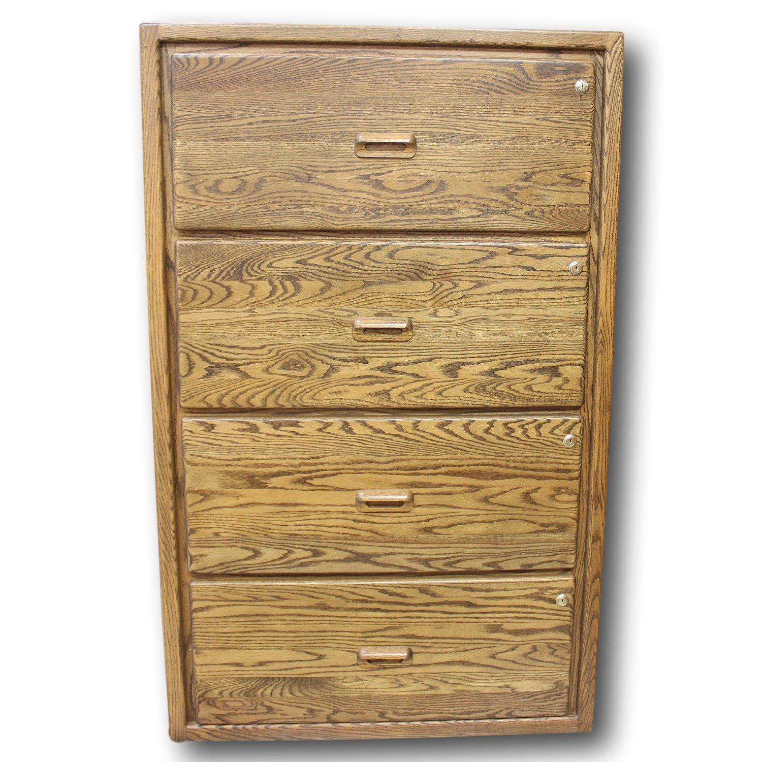 4 Drawer Warm Oak File Cabinet Upscale Consignment within dimensions 1500 X 1500