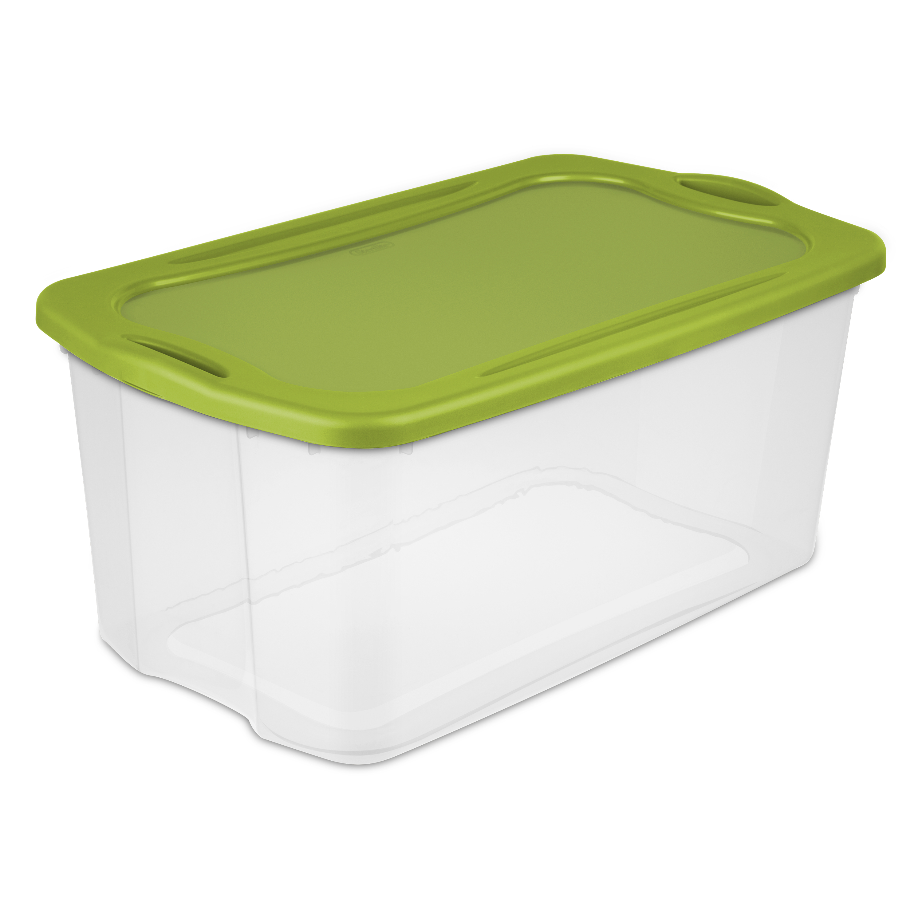 4 Plastic Storage Bins 120 Qt Clear Stackable Container Totes Boxes within dimensions 3000 X 3000