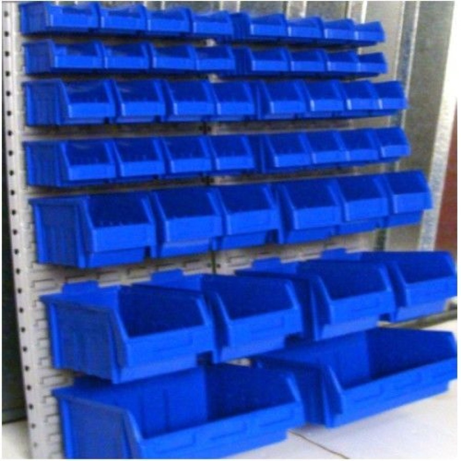44 Plastic Parts Storage Bins With Louvre Wall Panel Sold Equip247uk within size 900 X 900