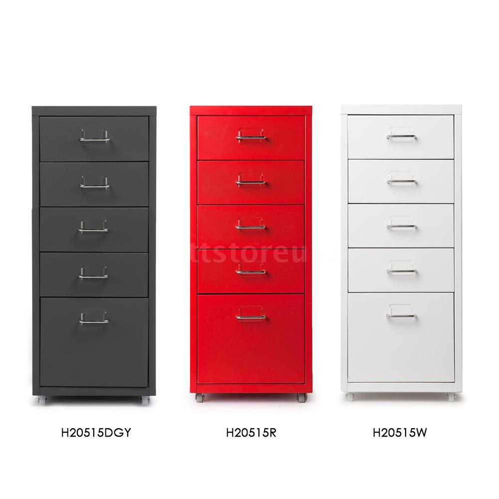 5 Drawer Metal Detachable File Cabinet Home Filing Office Storage throughout size 1000 X 1000