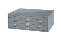 5 Drawer Steel Flat File For 24 X 36 Documents Safco Products within dimensions 1800 X 1800